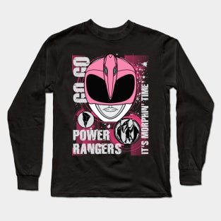 It's Morphin' Time Pink Ranger, MMPR Long Sleeve T-Shirt